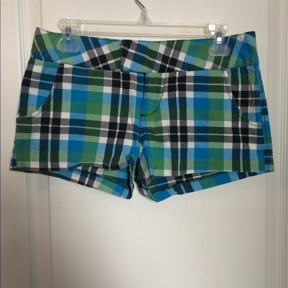 Plaid shorts